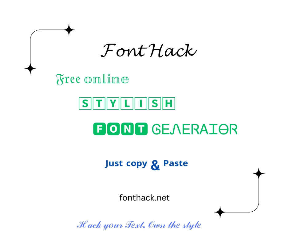 FontHack, font changer tool let's you create stylish texts